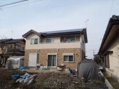 栃木県真岡市　M様邸　《太陽光設置工事》