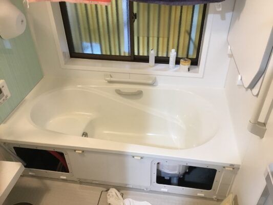 設置前