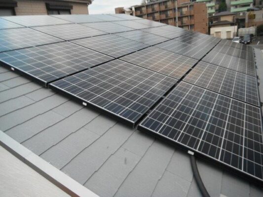 N様邸 5kw 屋根材：スレート